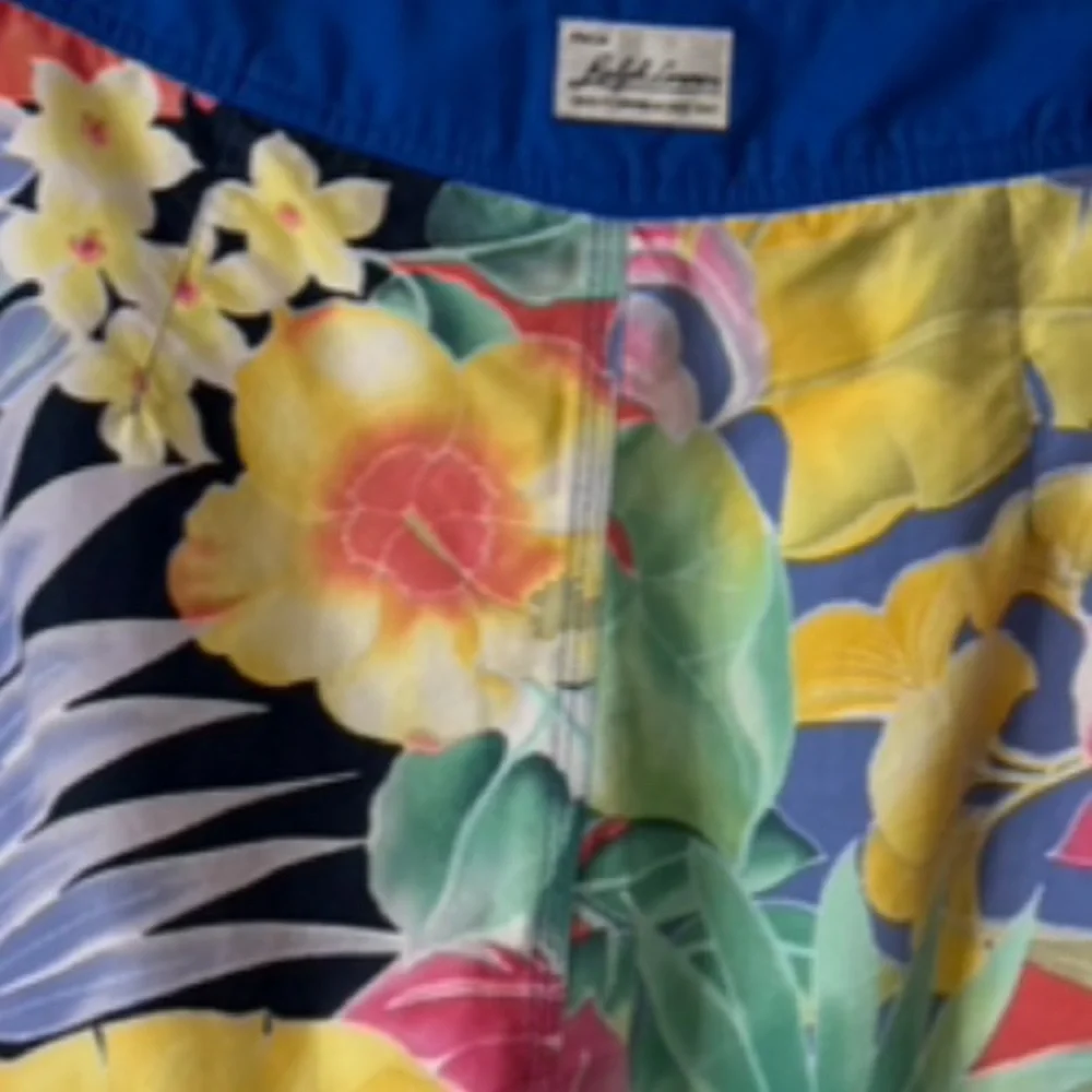 Vintage Polo by Ralph Lauren Multicolored Floral Swim‎ Trunks